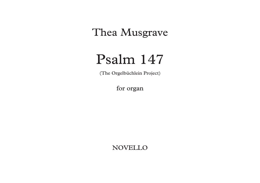 Psalm 147 - The Orgelbiichlein Project