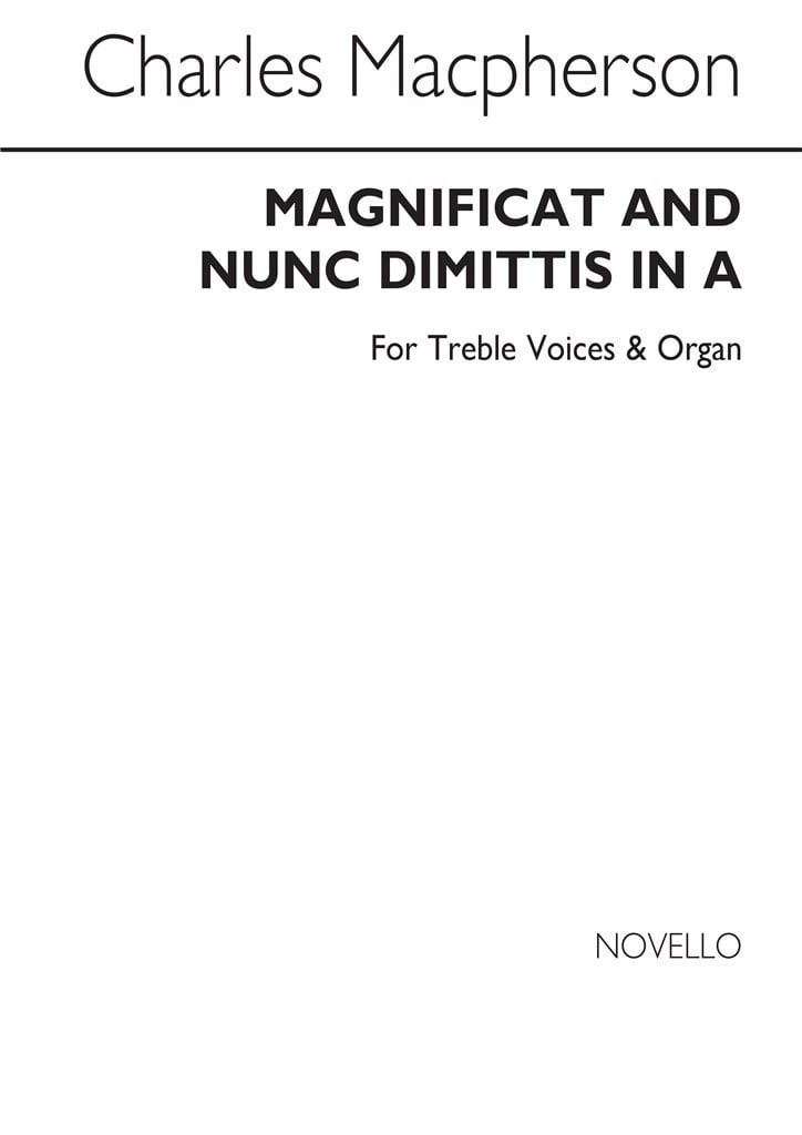 Magnificat And Nunc Dimittis In A