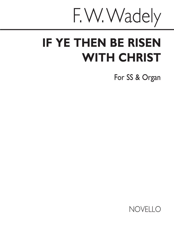 If Ye Then Be Risen (SS/)