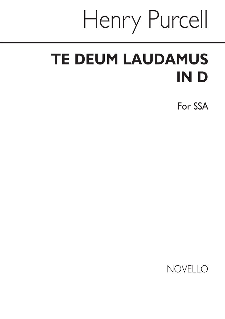 Te Deum In D Arr. Ssa (Chorister Ser. 92)