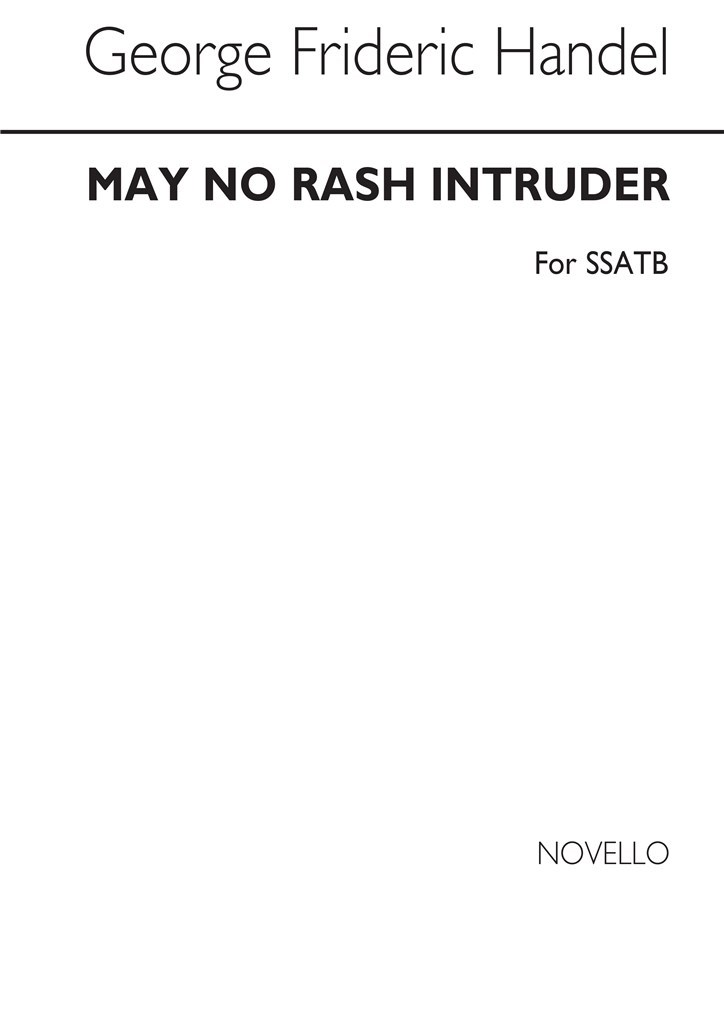 Handel May No Rush Intruder (Nightingales Chorus)