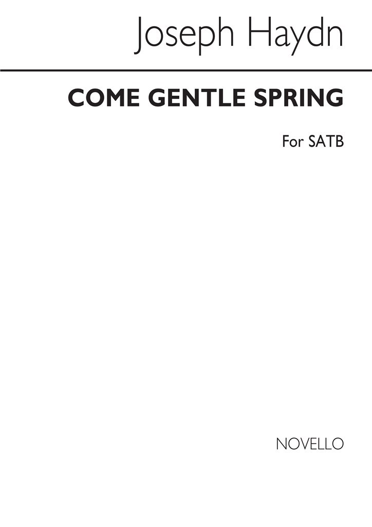 Come Gentle Spring (SATB)