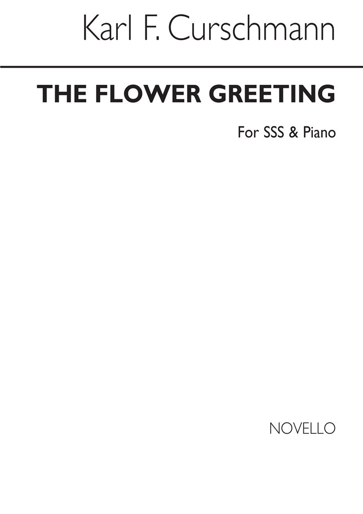 The Flower Greeting Sss/Piano
