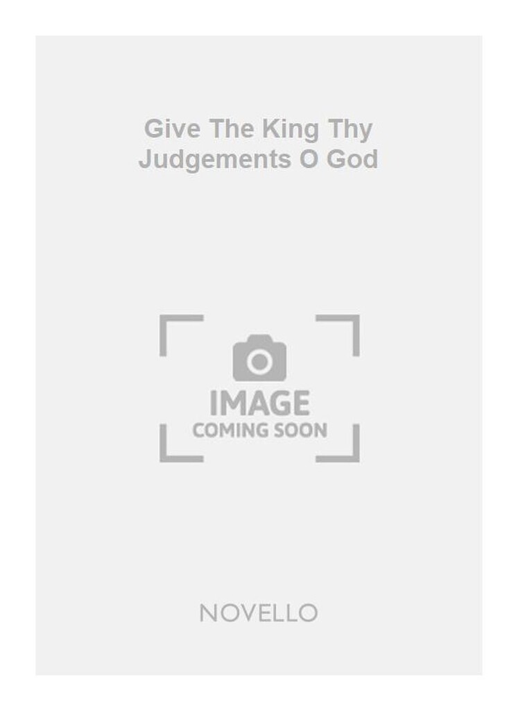 Give The King Thy Judgements O God