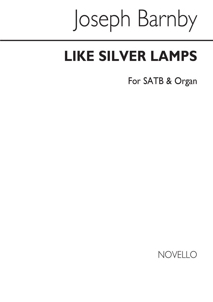 Like Silver Lamps Satb/Organ
