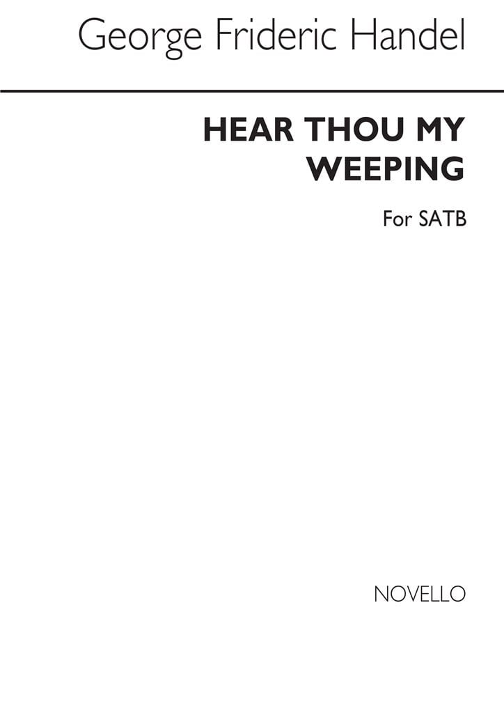 Gf/Ratcliffe Hear Thou My Weeping Satb