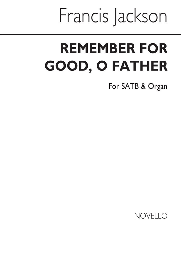 Remember For Good Satb/Organ