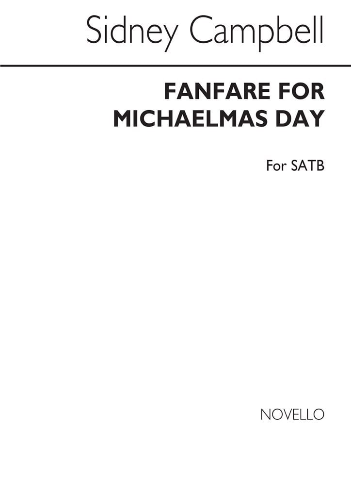 Fanfare For Michaelmas for SATB Chorus