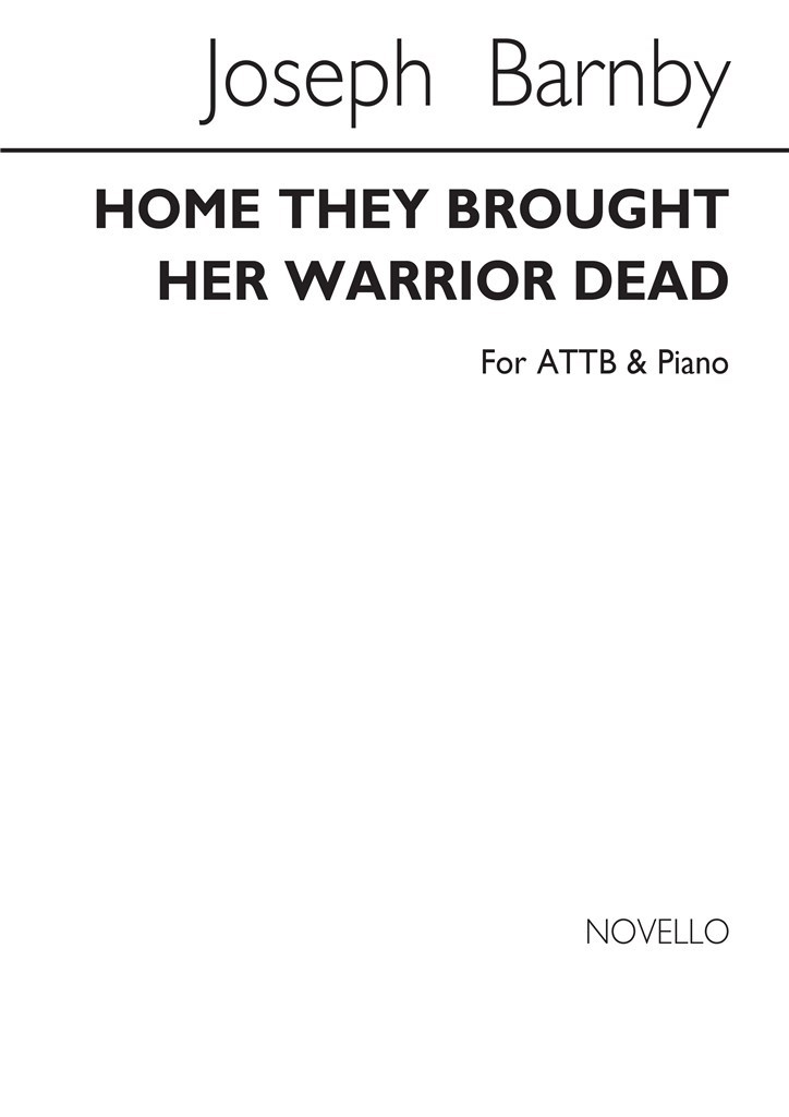 Home They Brought Her Warrior Dead
