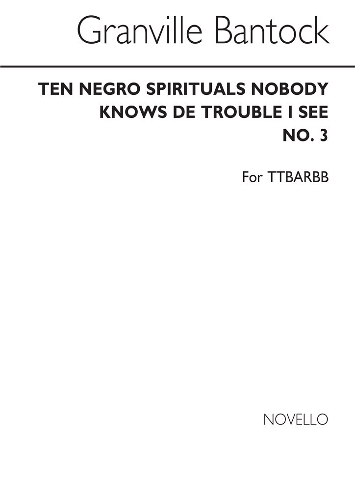 Nobody Knows De Trouble I See