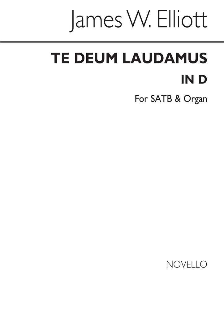 Te Deum Laudamus In D Satb/Organ