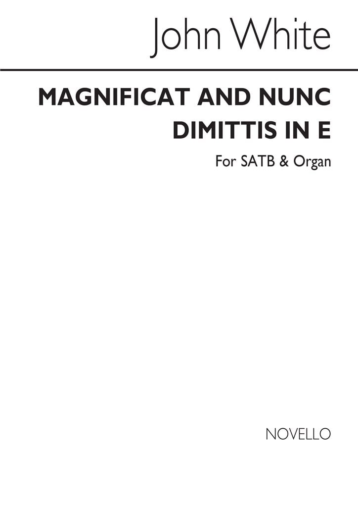 Magnificat And Nunc Dimittis In E
