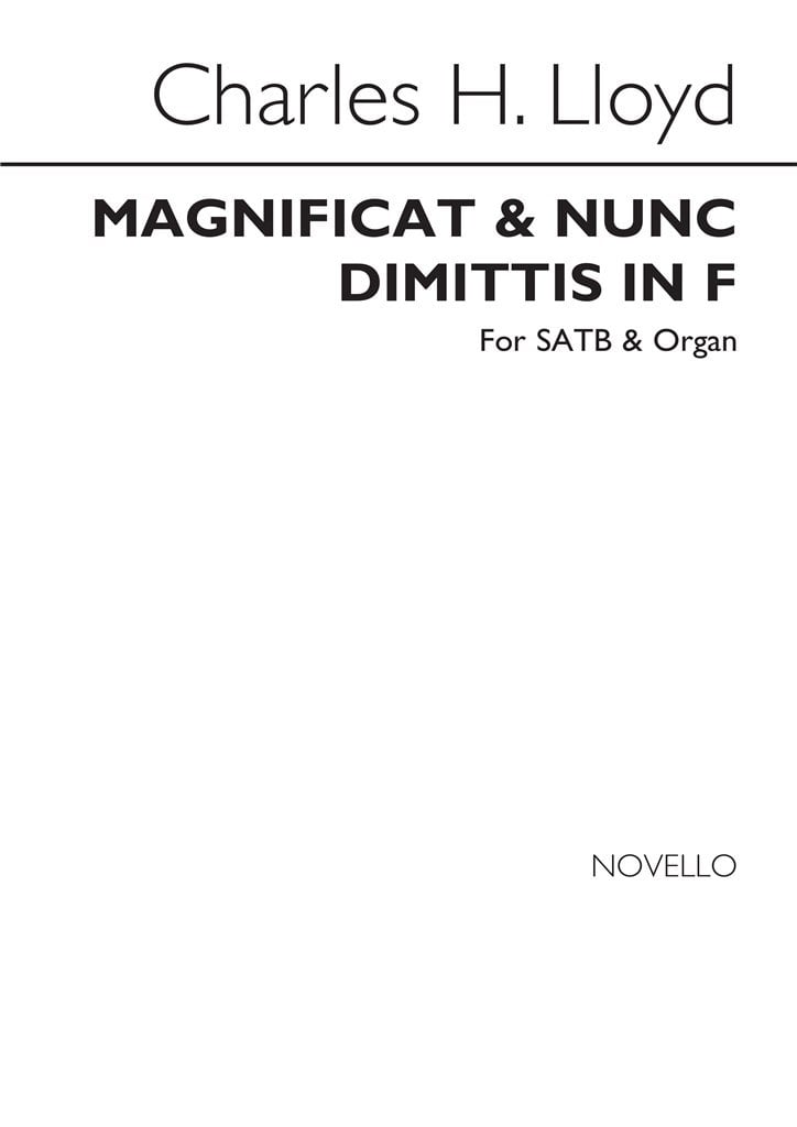 Magnificat And Nunc Dimittis In F