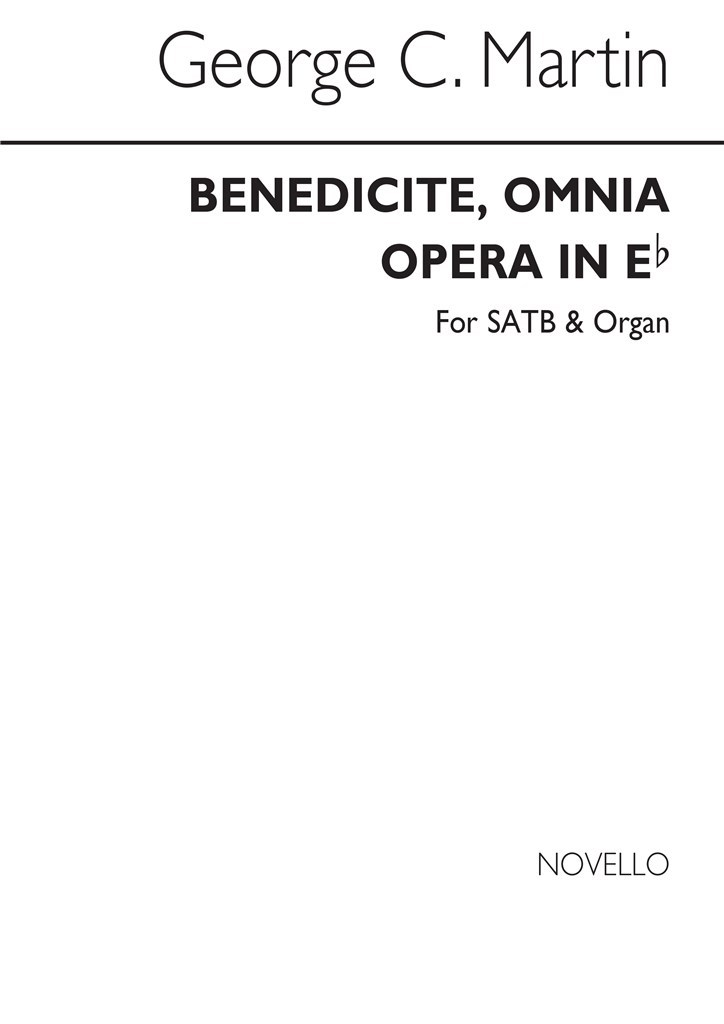 Benedicite Omnia Opera In E Flat