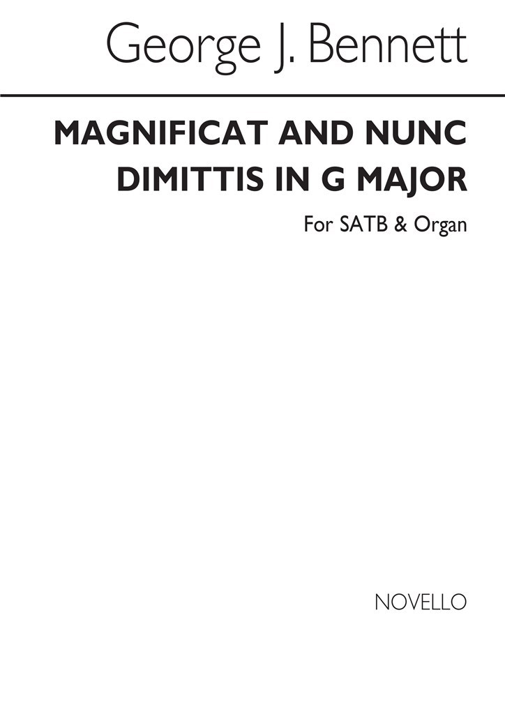 Magnificat And Nunc Dimittis In G