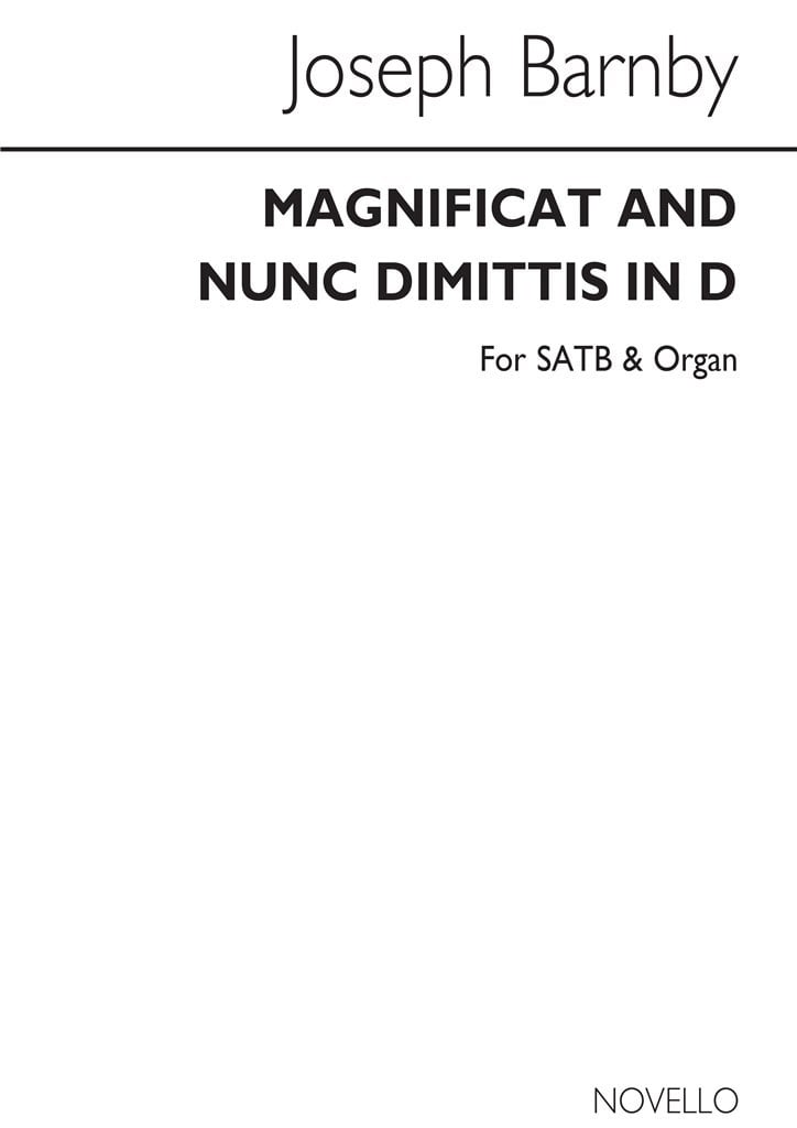 Magnificat And Nunc Dimittis In C