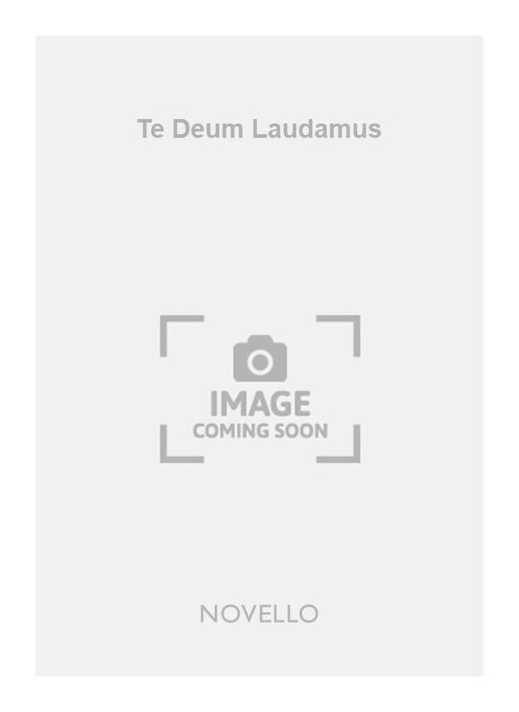 Te Deum Laudamus Satb/Organ