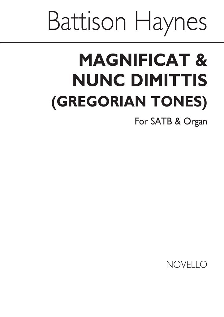 Magnificat And Nunc Dimittis (Gregorian Tones)