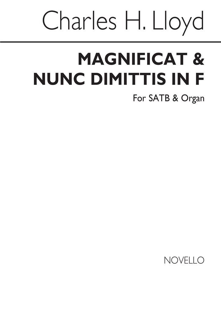 Magnificat And Nunc Dimittis In F