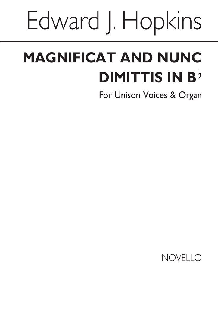 Magnificat And Nunc Dimittis In B Flat
