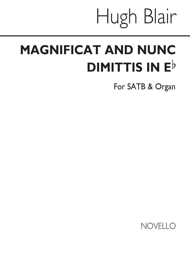 Magnificat And Nunc Dimittis In E Flat