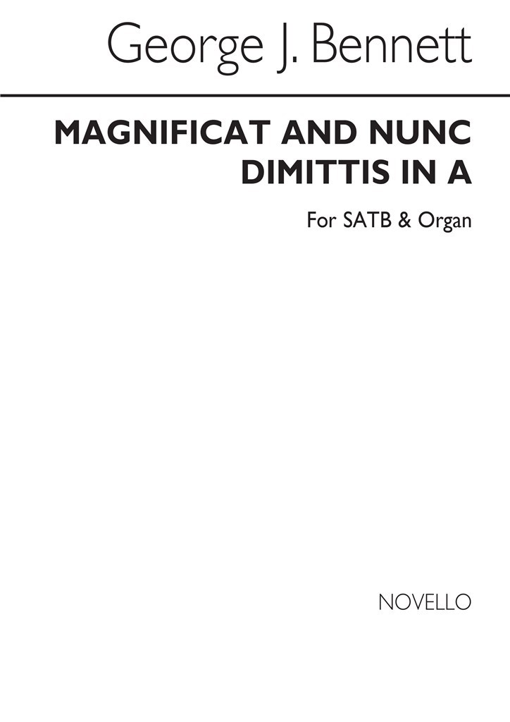 Magnificat And Nunc Dimittis In A