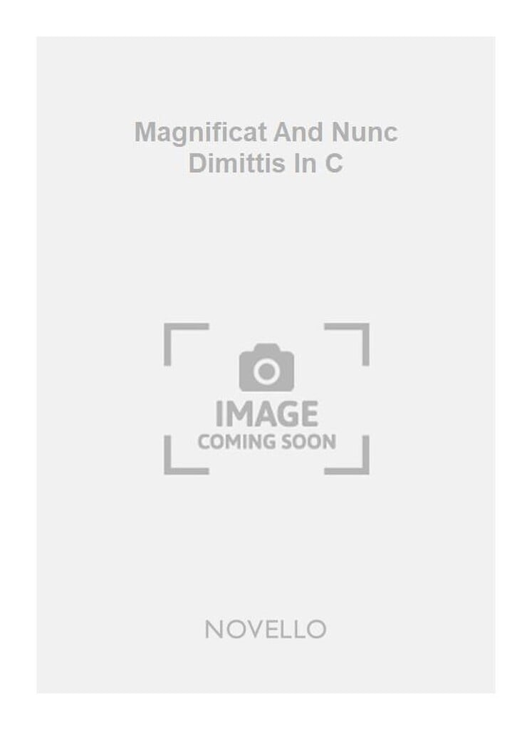 Markham Lee Magnificat And Nunc Dimittis In C