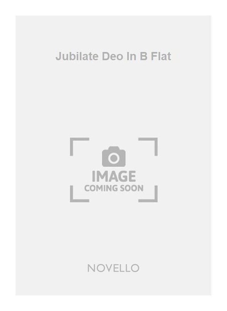 Jubilate Deo In B Flat