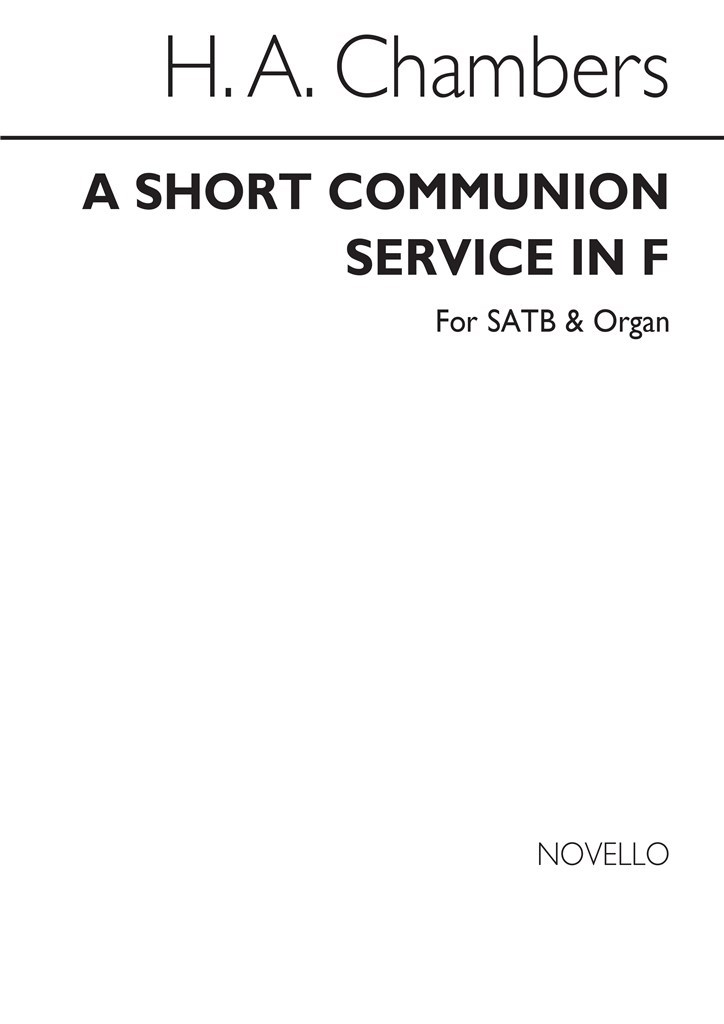 A Short Communion Service In F