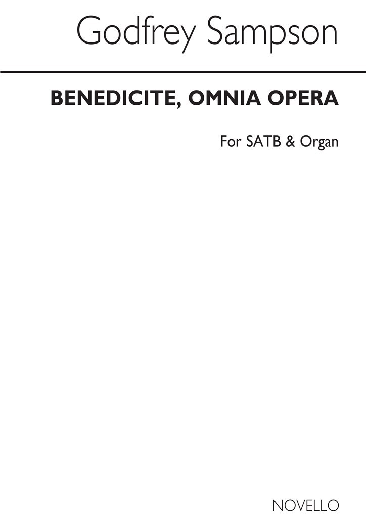 Benedicite Omnia Opera