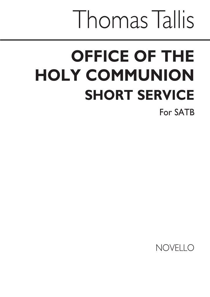 Tallis Office Of The Holy Communion SATB