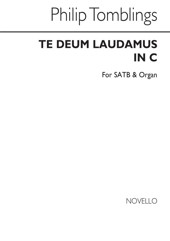 Te Deum Laudamus In C Satb/Organ