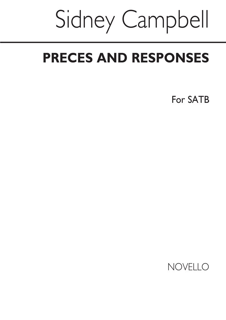 Windsor Preces And Responses for SATB Chorus