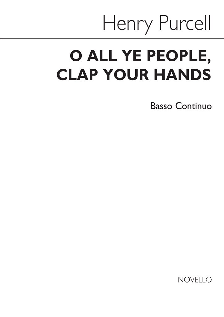 O All Ye People, Clap Your Hands