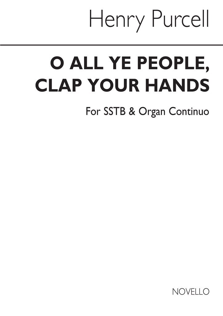 All Ye People Clap Your Hands Sstb/Org