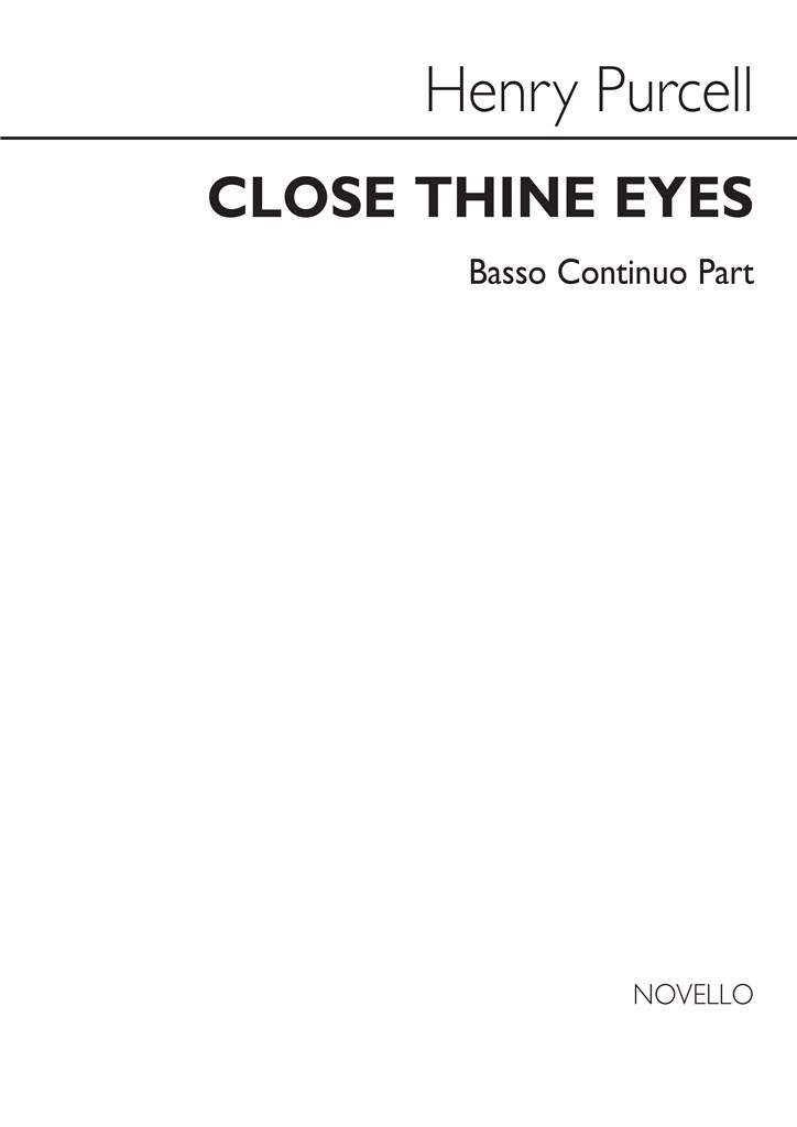 Close Thine Eyes