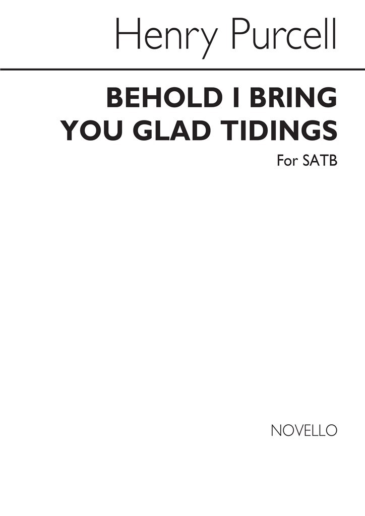 Behold I Bring You Glad Tidings