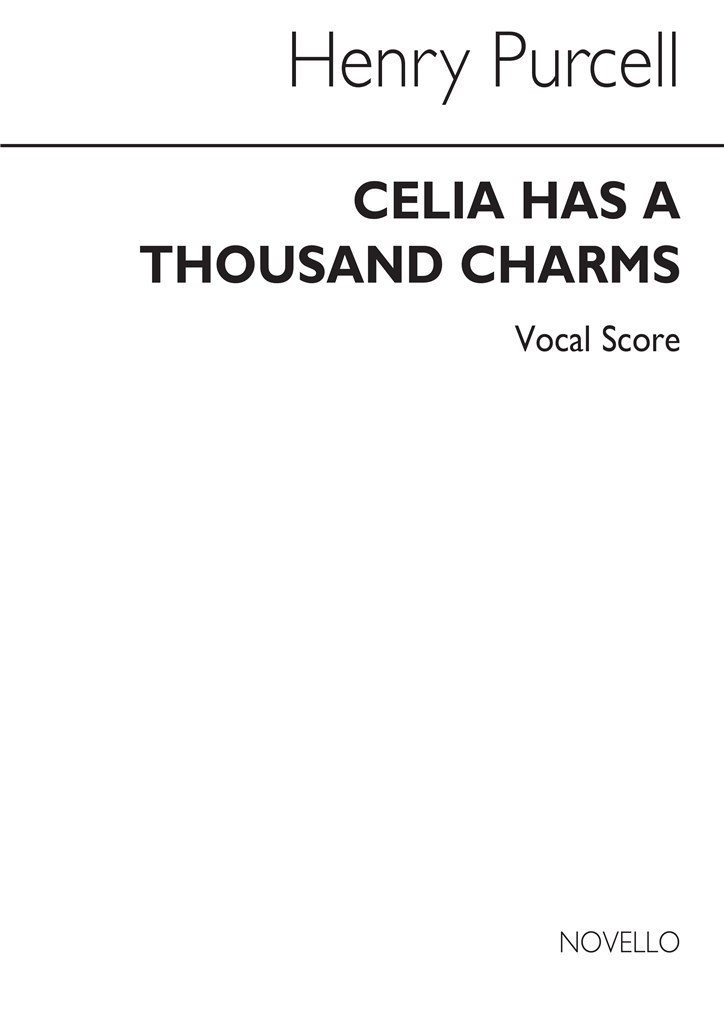 Celia Has A Thousand Charms (From Volume 21) Score