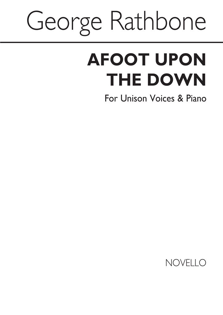 Afoot Upon The Down Unison And Piano