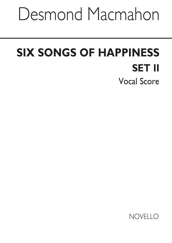 Six Songs Of Happiness for Solo Voice