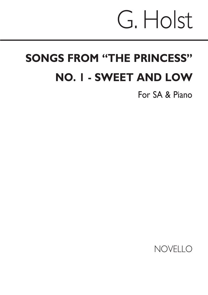 Sweet And Low for SA and Piano