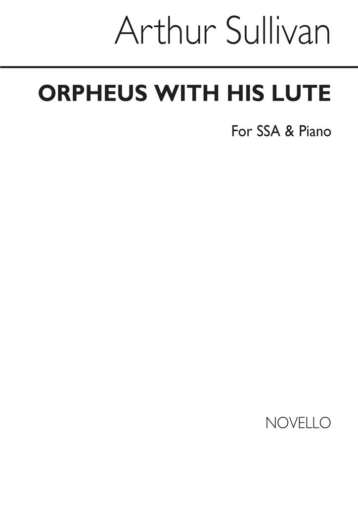 A Orpheus With His Lute Sasa/Piano