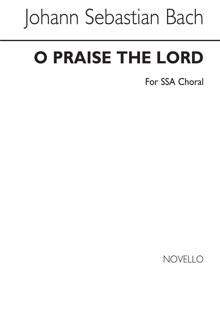O Praise The Lord Ssa V/S