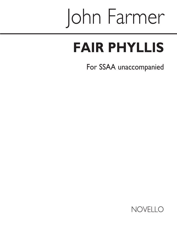 Fair Phyllis (SSAA)