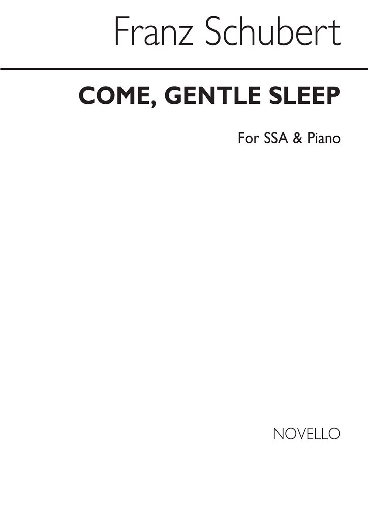 Come Gentle Sleep Ssa And Piano