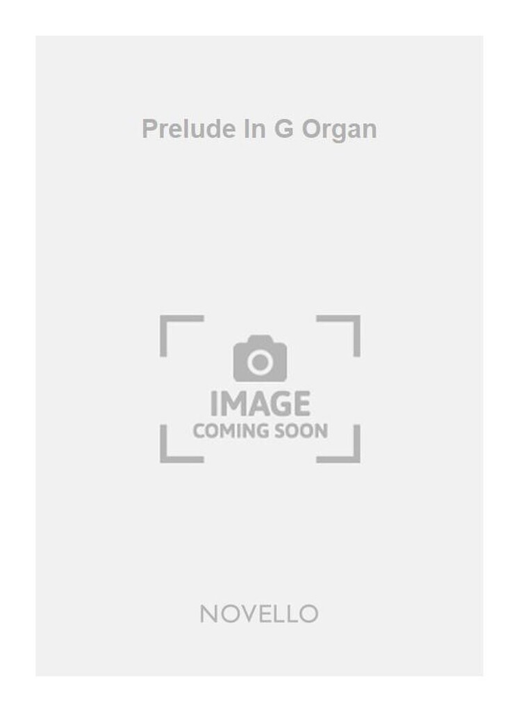 Prelude In G Organ