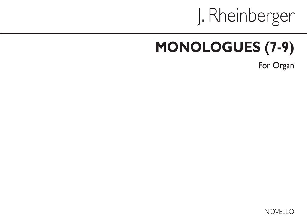 Monologues Nos.7-9 Organ