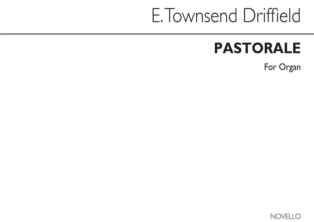 Pastorale For Organ