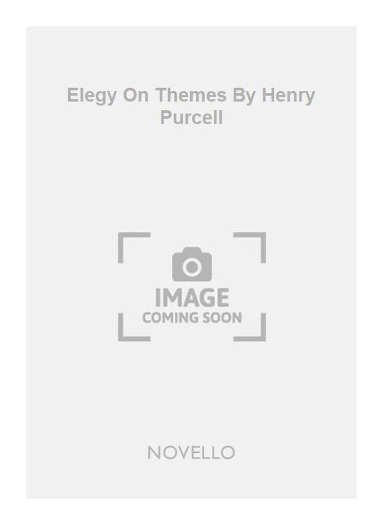 Silas Elegy On Themes By Henry Purcell Organ