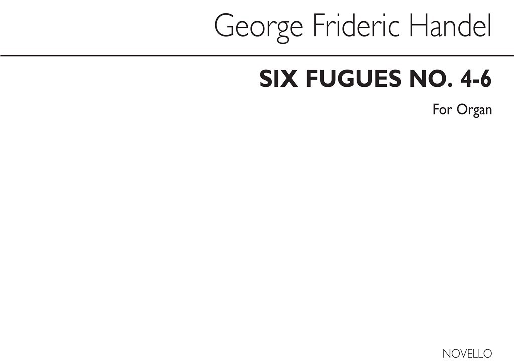 Six Fugues (Nos.4-6) Organ